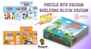 do kids, toy and baby product packaging with free brand logo