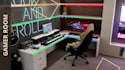 do design and render gamer room