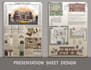 design architecture  boards, presentation sheets and posters