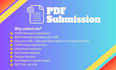 do PDF submission on 100 high quality PDF sharing sites