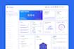 design web app, admin panel dashboard UI in figma