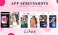 design screenshots for app store and play store