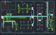 design hvac system , autocad 2d with cooling load calculation