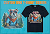 create amazing custom dog t shirt design