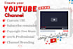 create youtube channel with logo, banner, intro, outro, SEO friendly