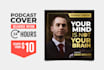 design podcast cover art within 24 hours
