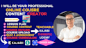 do online course content course curriculum course creator