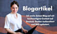 write compelling german blog content