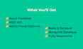 create your website with react and node js