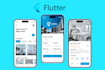 develop a mobile app using flutter for both ios and android