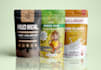 create premium pouch label design and pouch packaging design