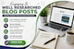 write high quality articles and blog content