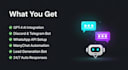 build ai chatbot and discord telegram whatsapp bot with manychat automation