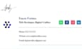 create HTML email signature outlook, clickable and animated