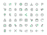 design custom icons set in high quality