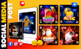 create professional social media ads design, instagram post, facebook ads