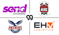 do trucking dispatching logistics delivery logo design