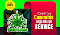 design luxurious cannabis weed hemp cbd business logo design