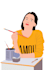 create flat illustration in vector art