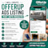 post ads on offerup for leads, sales and local exposure