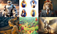 generate ai images, ai arts,sketches,potraits,headshots