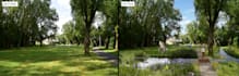 do landscape architecture visualization in photoshop