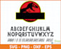 make custom personalized jurassic park theme sign logo svg,png,dxf,eps,cricut