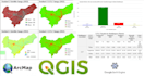 do gis and remote sensing analysis with qgis arcmap