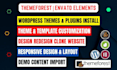 install and customize themeforest wordpress theme, envato elements template kit