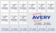 mail merge address labels with and without logo for avery labels