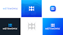 design minimalist business logo and full brand identity with branding kit