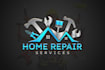 design minimalist home repair, remodeling handyman logo