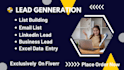 do b2b lead generation linkedin and web research
