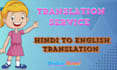 do high quality english to hindi translation service
