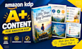 design high converting amazon KDP a plus content and book banners