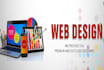 do any things in web site design
