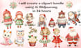 create a clipart bundle using ai midjourney in 24 hours