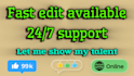 do professional video editing for youtube, reels, and tiktok