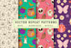 create vector seamless textile repeat pattern prints