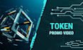 create a crypto token video, cryptocurrency video and crypto promo