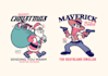 create cartoon retro vintage  rubber hose mascot logo