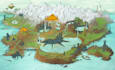 draw 2d fantasy art map illustration dnd art or level design