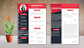 create a professional CV, resume and cover letter