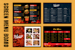 do digital restaurant menu, menu design, led tv screen food menu board design