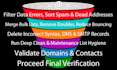 clean, improve, validate, and verify email lists and bulk contacts