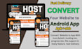 website into a high performance mobile app
