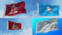 animate 3d waving flag with your logo or text