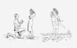 create a line art simple drawing