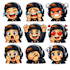 create twitch and kick emotes badges and custom logo