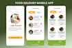do attractive mobile app UI design in figma